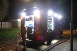 Containerbrandje in Bachstraat snel onder controle