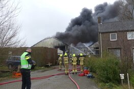 Grote brand in loods Anna Paulowna