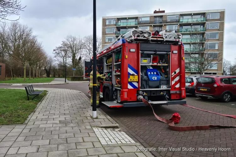 Keukenbrandje in appartement in Schagen