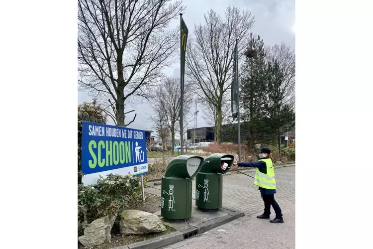 McDonald&#39;s Schagen gaat de strijd aan tegen zwerfafval