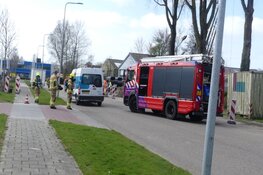 Gaslekkage aan de Witte Paal in Schagen