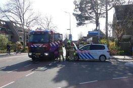 Kortsluiting in politieauto, brand voorkomen