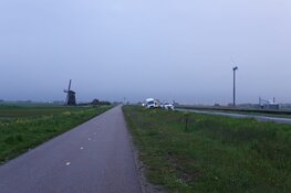 Inhaalactie motorrijder gaat fout op N9