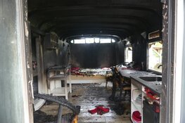 Tuinhuisje brandt volledig uit in Oudesluis