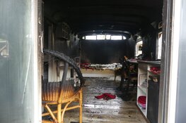 Tuinhuisje brandt volledig uit in Oudesluis