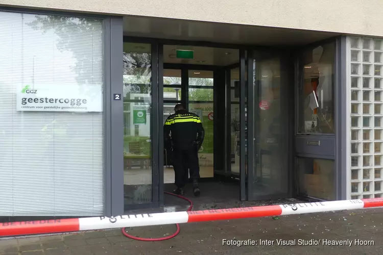Brandje bij GGZ in Schagen, vermoedelijk aangestoken