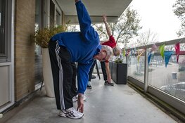 Wethouder Kruit doet mee aan Nationale Balkon Beweegdag