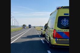 Bevalling langs de N9 bij Schagerbrug