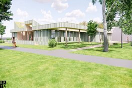 Kleurrijke eerste paal voor IKC De Ark