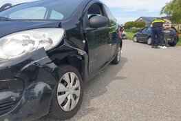 Veel blikschade na ongeval in Warmenhuizen