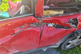 Veel schade bij ongeval in Waarland