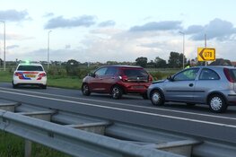 Twee auto&#39;s betrokken geraakt bij kop-staartbotsing in Schagerbrug
