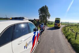 Motorrijder komt ten val door onbekende oorzaak
