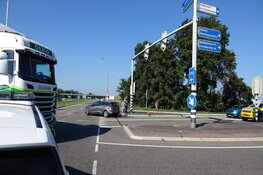 Veel blikschade bij ongeval N245