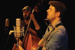 Eric en Dieter van der Westen in Cultuurkerkje Oudesluis