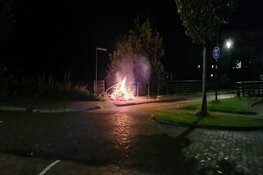 Brandje en vandalisme nabij De Hoep in Schagen