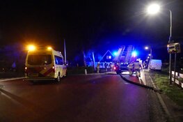 Garage bij woning in brand in Schagerbrug