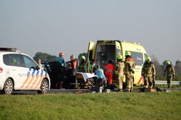 Vrachtwagen en auto&#39;s betrokken bij ernstig ongeval N9