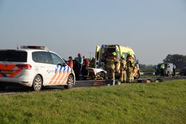 Vrachtwagen en auto&#39;s betrokken bij ernstig ongeval N9