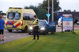 Fietser aangereden door auto in Warmenhuizen