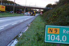 N9 richting Den Helder afgesloten geweest na ongeval bij 't Zand