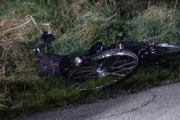 Fietsster te water in Schagen