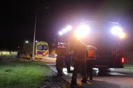 Fietsster te water in Schagen