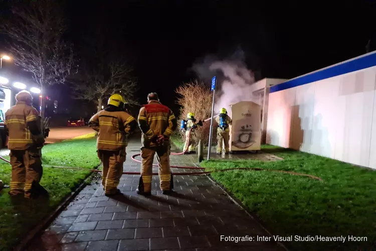 Containerbrandje Schagen snel bedwongen