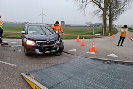 Ongeval op de Dergmeerweg in Warmenhuizen