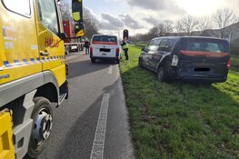 Struisvogel veroorzaakt ongeluk op de Schagerweg in Dirkshorn