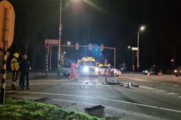 Gewonde en flinke ravage na ongeval in Schagen