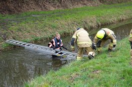 Auto raakt te water in Dirkshorn: weg dicht