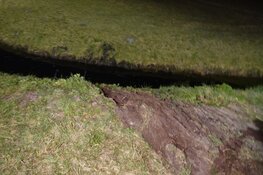 Auto in sloot gereden in Callantsoog