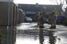 Wateroverlast door gesprongen waterleiding in Schagen