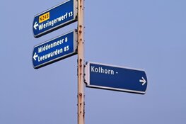 Ongeval in Kolhorn, twee auto&#39;s total loss