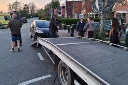 Ongeval in Kolhorn, twee auto&#39;s total loss