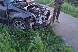 Ongeval in Kolhorn, twee auto&#39;s total loss
