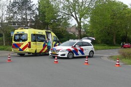 Bestuurder scootmobiel gewond na aanrijding