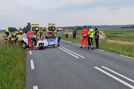 Frontale aanrijding op N9 bij Burgerbrug, meerdere gewonden