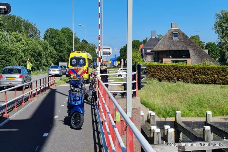 Botsing op Schoorldammerbrug in Warmenhuizen