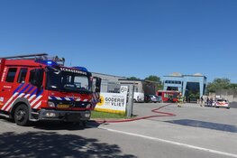 Brandje op boot in Schagen
