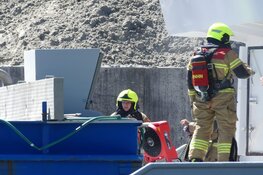 Brandje op boot in Schagen