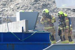 Brandje op boot in Schagen