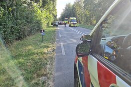 Vier auto&#39;s betrokken hij ongeluk op N245