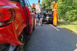 Vier auto&#39;s betrokken hij ongeluk op N245