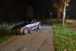 Automobilist vliegt uit de bocht in Dirkshorn
