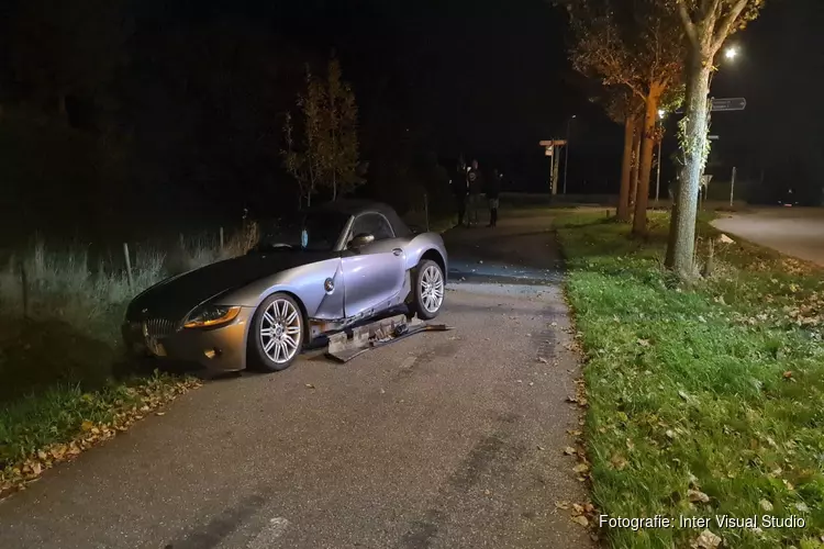 Automobilist vliegt uit de bocht in Dirkshorn