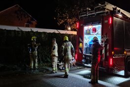 Heg in brand in Schagen