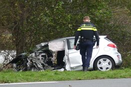 Ernstig ongeval tussen auto en vrachtwagen op N248, vrouw ernstig gewond