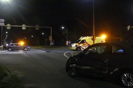 Gewonde en veel schade bij ongeval op Westerweg